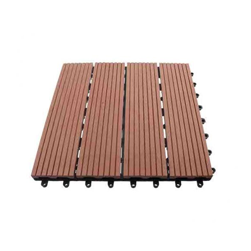 SRL-TILE 300 * 300 مم بلاط أرضيات الفناء WPC المتشابك المقاوم للانزلاق